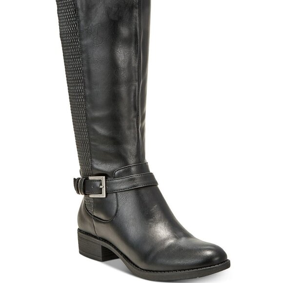 W41 Luciaa Closed Toe Knee High Riding Boots 5.5 M - Picture 1 of 6